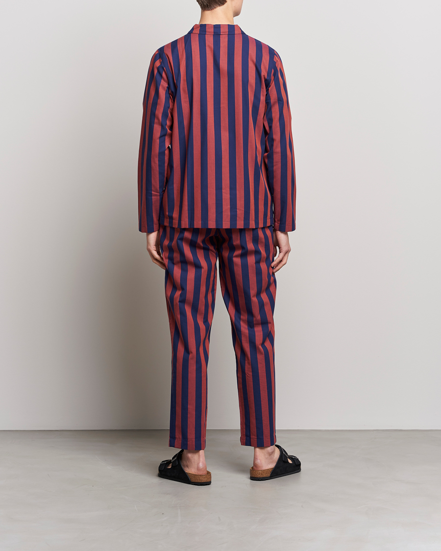 Herre | | Nufferton | Uno Striped Pyjama Set Blue/Red