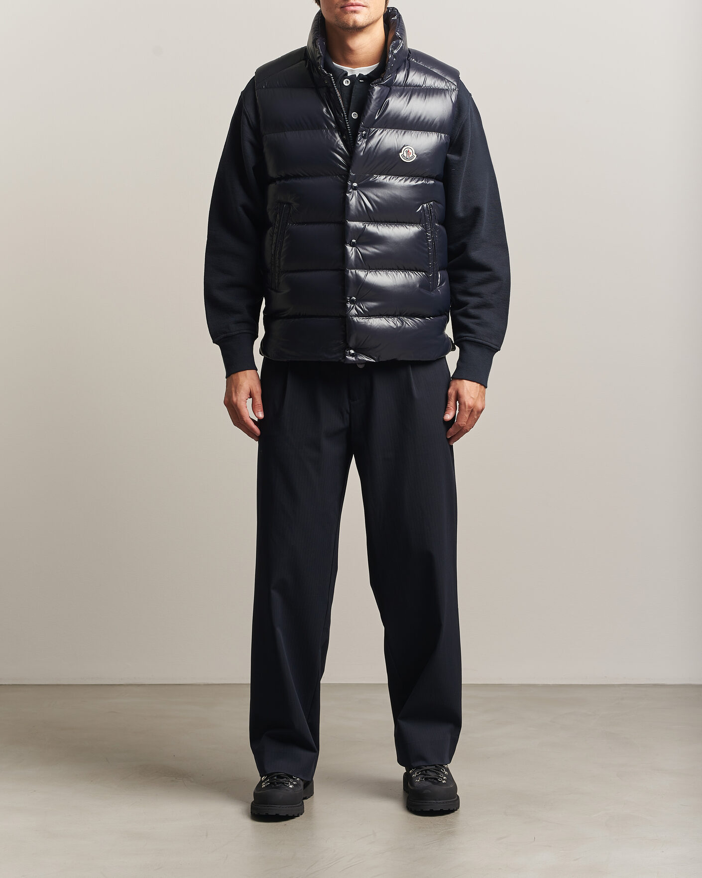 Herre | Vester | Moncler | Tibb Down Vest Navy