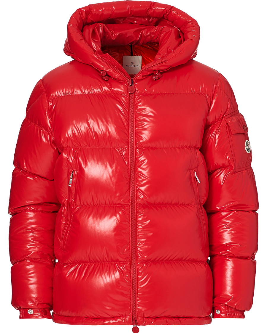 Herre | Jakker | Moncler | Ecrins Gloss Down Jacket Red