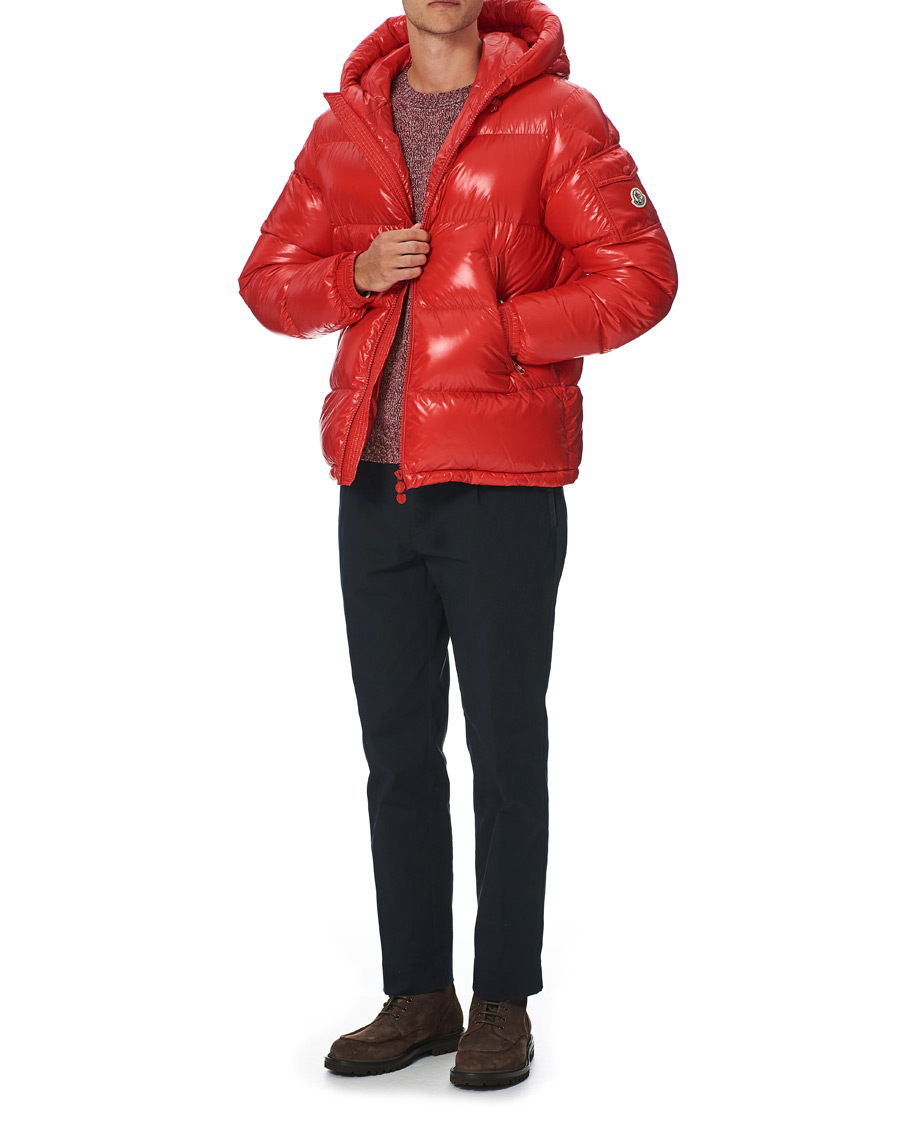 Herre | Jakker | Moncler | Ecrins Gloss Down Jacket Red