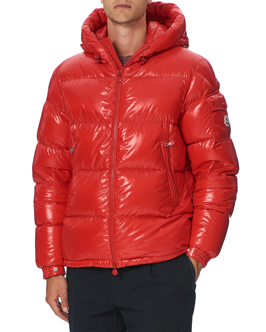 Herre | Jakker | Moncler | Ecrins Gloss Down Jacket Red