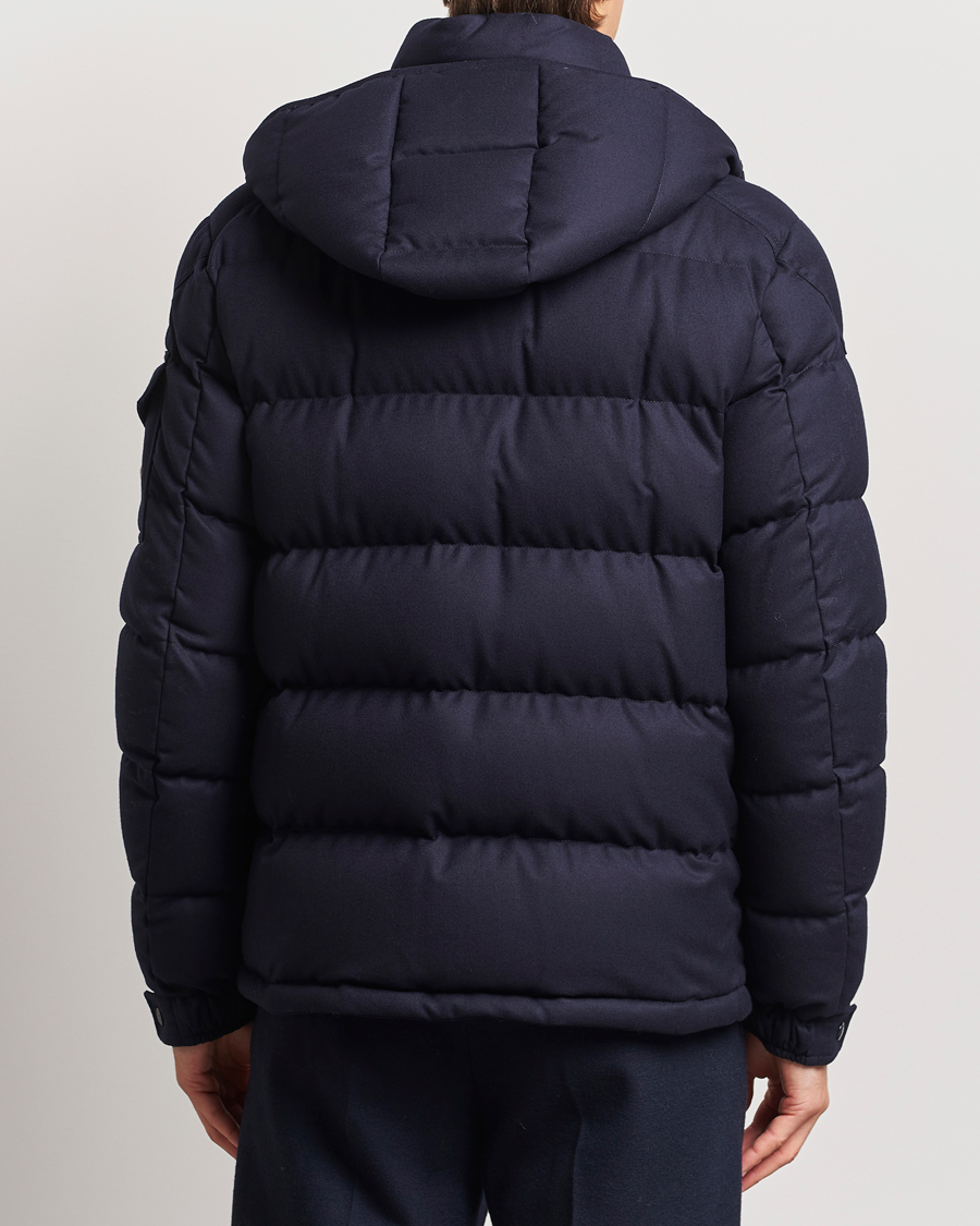 Herre | Jakker | Moncler | Montgenevre Flannel Down Jacket Navy