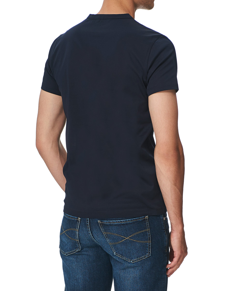 Herre | T-Shirts | Moncler | Patch Logo Tee Navy
