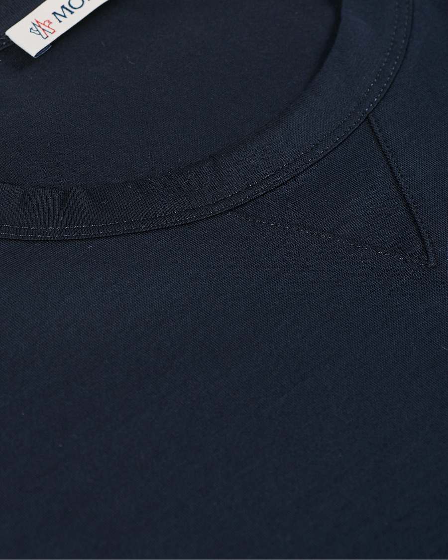 Herre | T-Shirts | Moncler | Patch Logo Tee Navy