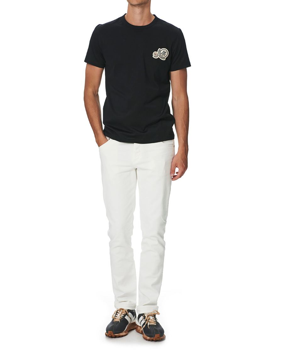 Herre | T-Shirts | Moncler | Patch Logo Tee Black