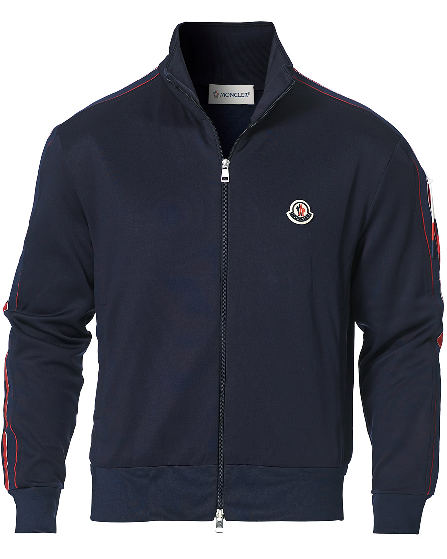 Herre | Gensere | Moncler | Full Zip Sweater Navy