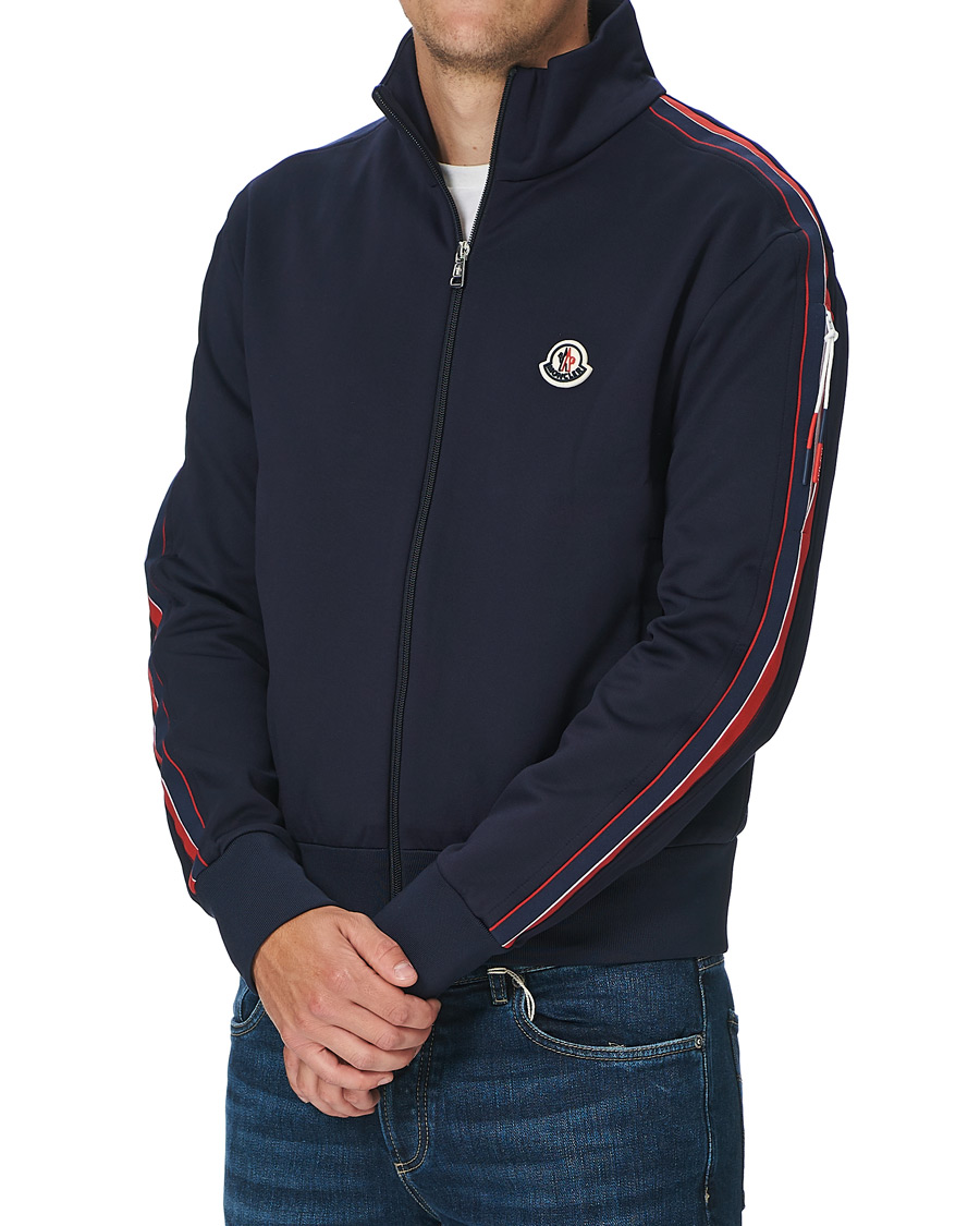 Herre | Gensere | Moncler | Full Zip Sweater Navy