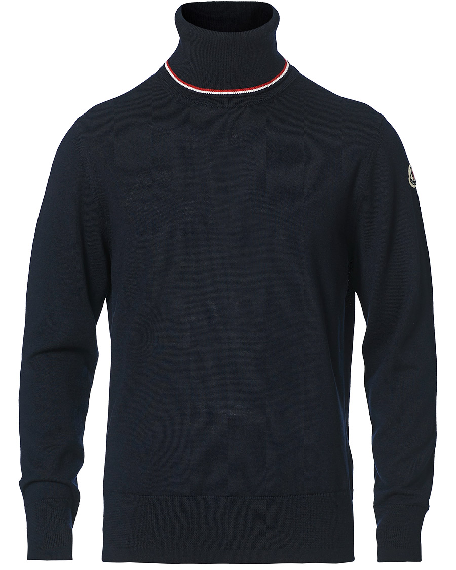 Herre | Gensere | Moncler | Wool Turtleneck Navy