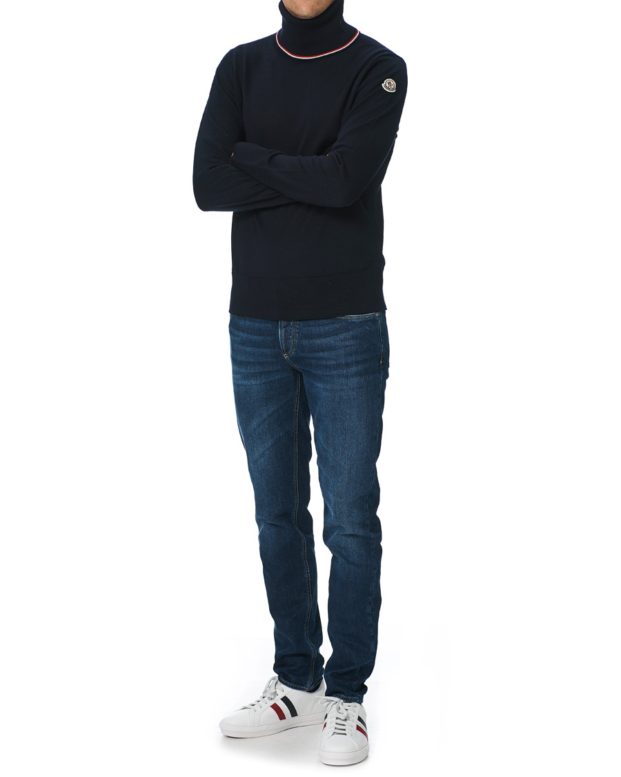 Herre | Gensere | Moncler | Wool Turtleneck Navy