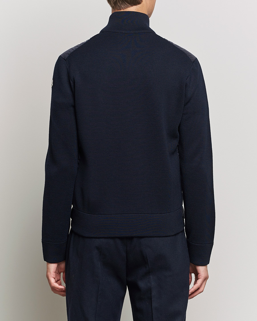 Herre | Gensere | Moncler | Hybrid Zip Sweater Navy