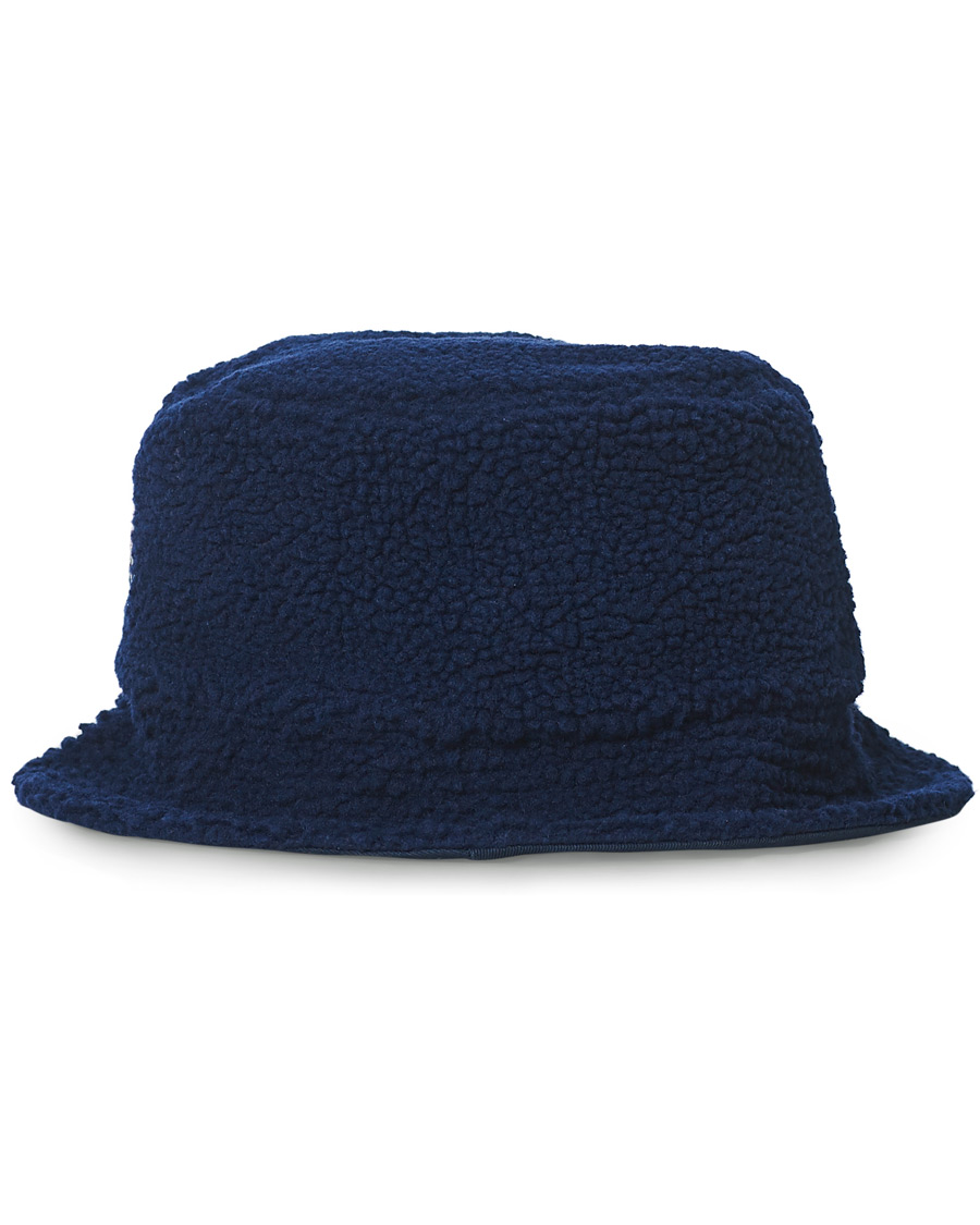 Herre | Moncler Teddy Bucket Hat Dark Blue | Moncler | Teddy Bucket Hat Dark Blue