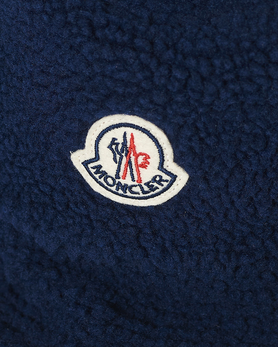 Herre | Moncler Teddy Bucket Hat Dark Blue | Moncler | Teddy Bucket Hat Dark Blue