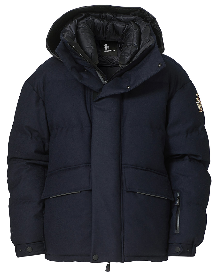 Herre | Jakker | Moncler Grenoble | Gressan English Flannel Down Jacket Navy