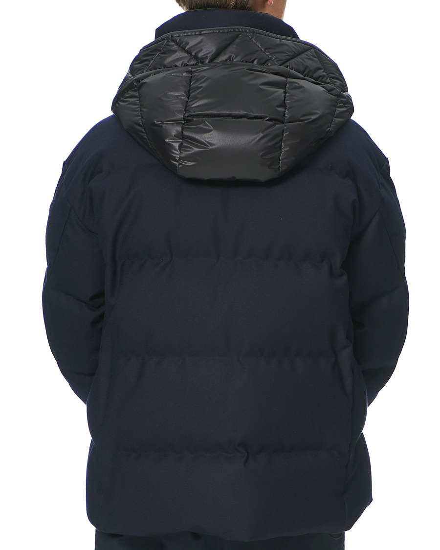 Herre | Jakker | Moncler Grenoble | Gressan English Flannel Down Jacket Navy