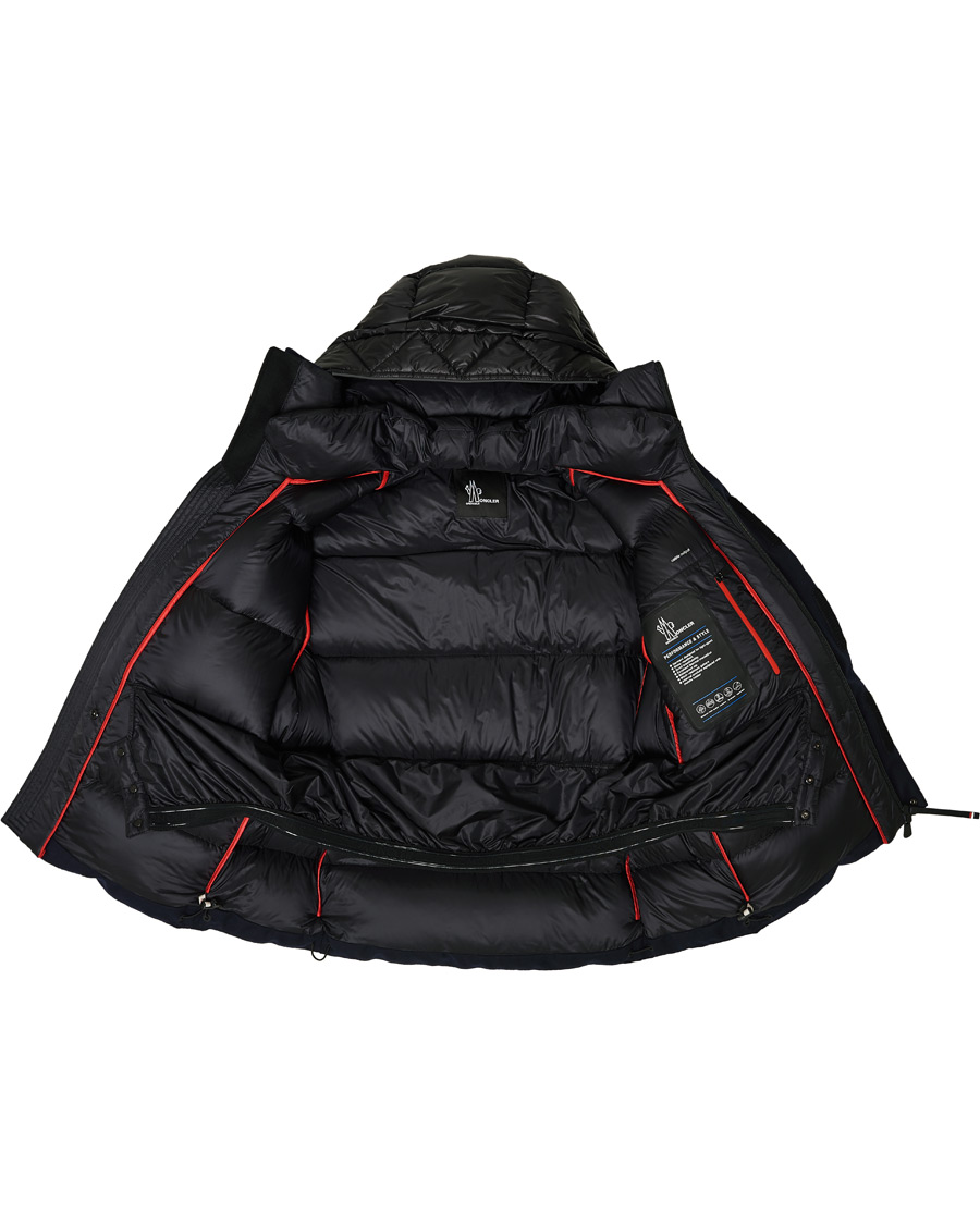 Herre | Jakker | Moncler Grenoble | Gressan English Flannel Down Jacket Navy