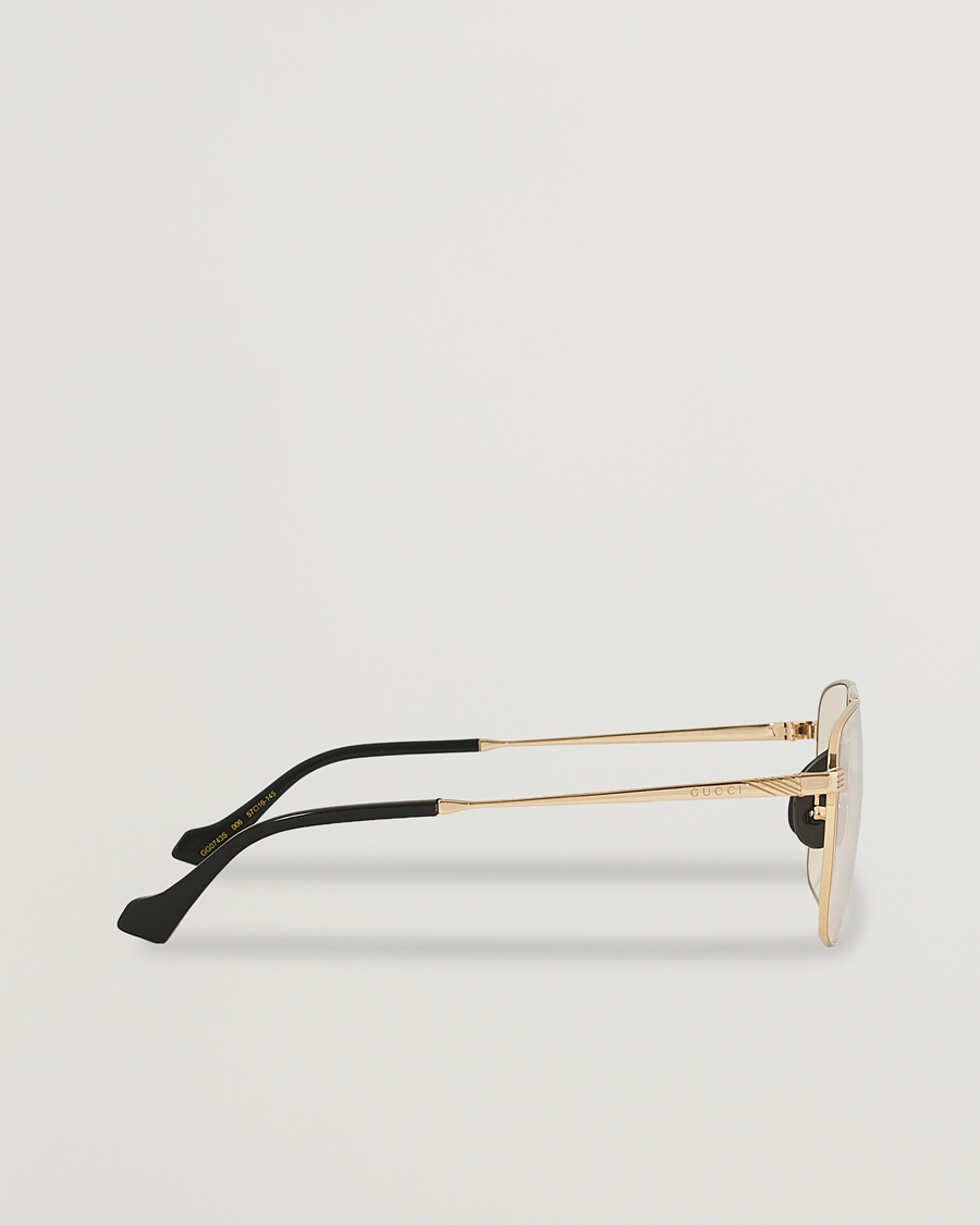 Herre | Gucci GG0743S Photochromic Sunglasses Shiny Endura Gold | Gucci | GG0743S Photochromic Sunglasses Shiny Endura Gold