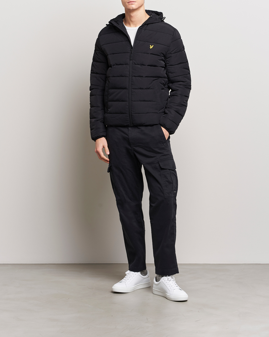 Herre | Jakker | Lyle & Scott | Lightweight Puffer Jacket Jet Black
