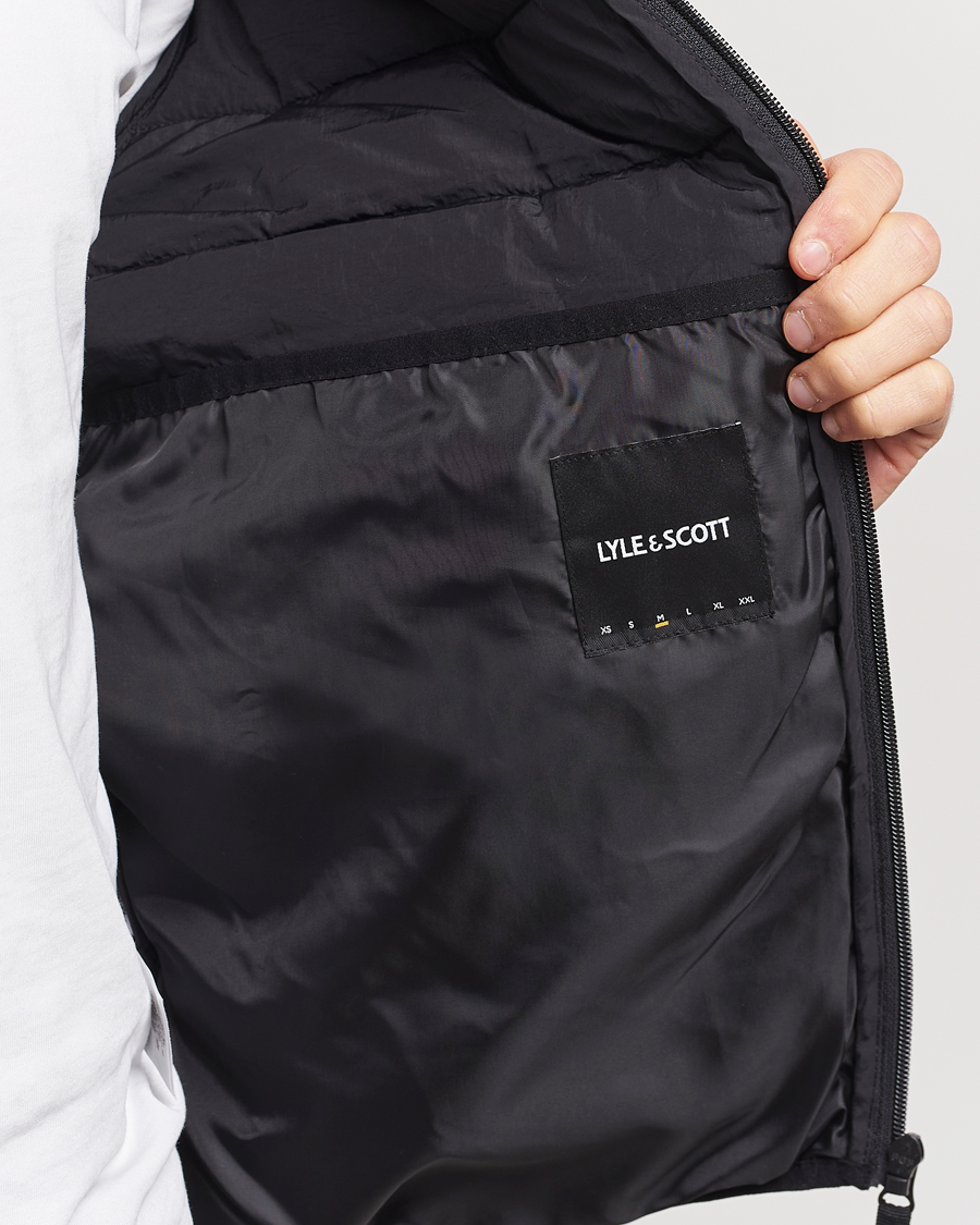 Herre | Jakker | Lyle & Scott | Lightweight Puffer Jacket Jet Black