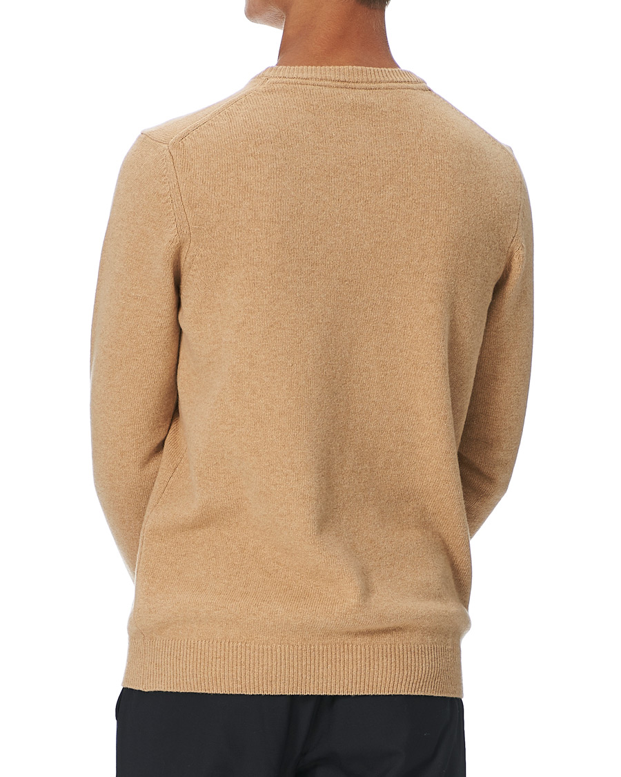 Herre | Gensere | Lyle & Scott | Lambswool Crew Neck Pullover Tan Marl