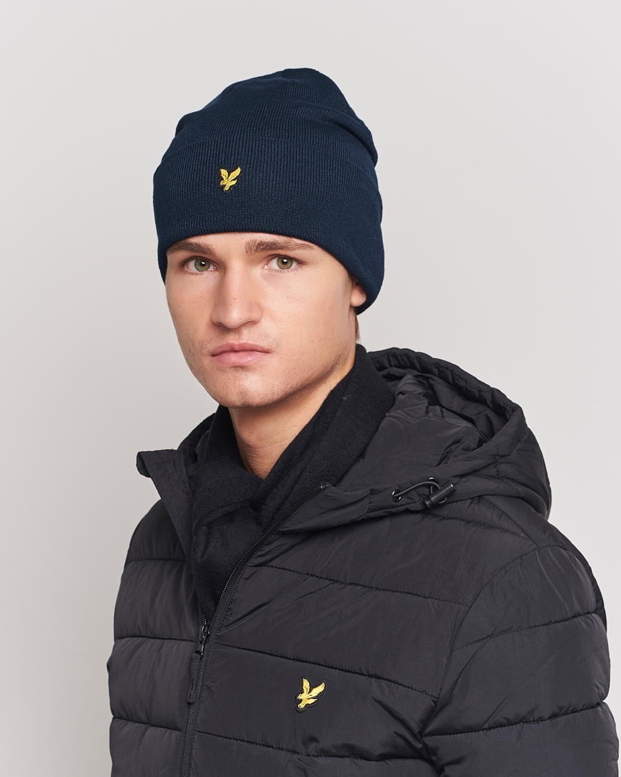 Herre | Lyle & Scott Beanie Dark Navy | Lyle & Scott | Beanie Dark Navy