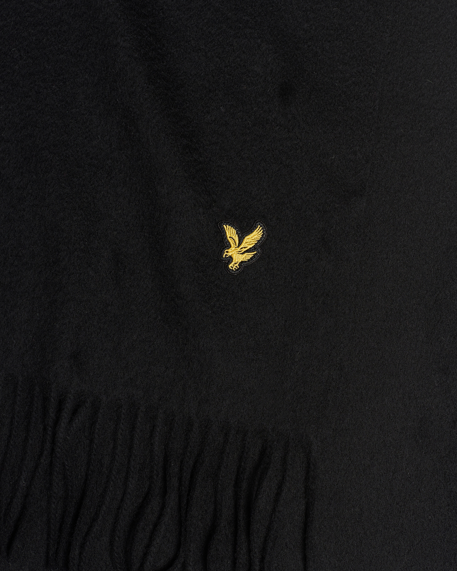 Herre | Lyle & Scott Lambswool Scarf True Black | Lyle & Scott | Lambswool Scarf True Black