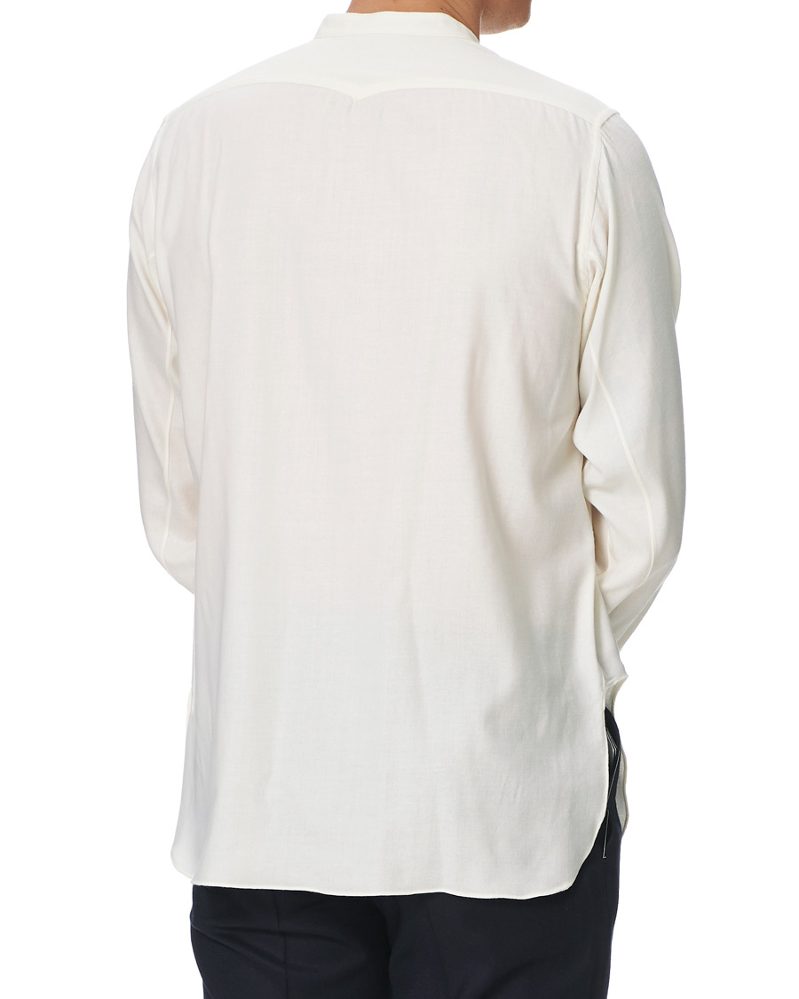 Herre | Skjorter | Camoshita | Band Collar Shirt Off White
