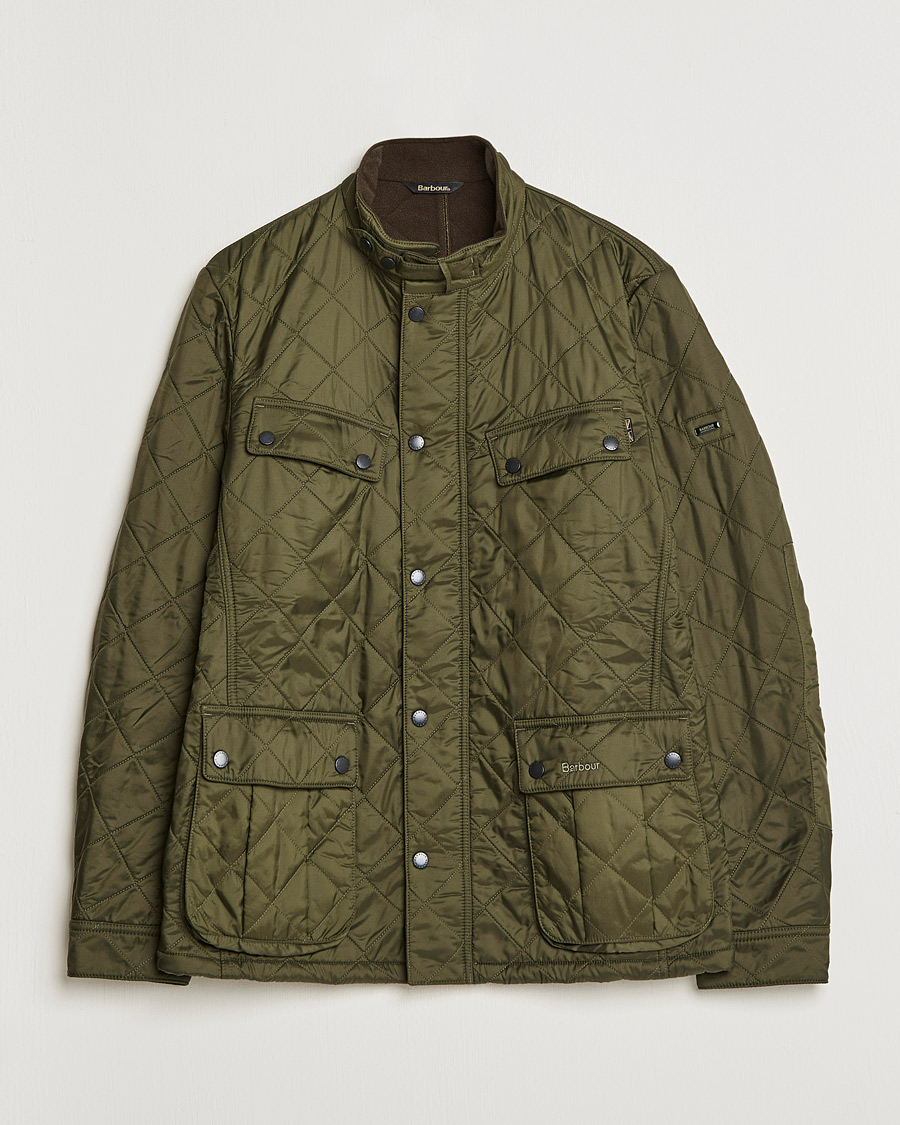 Herre | Jakker | Barbour International | Ariel Polarquilt International Jacket Olive