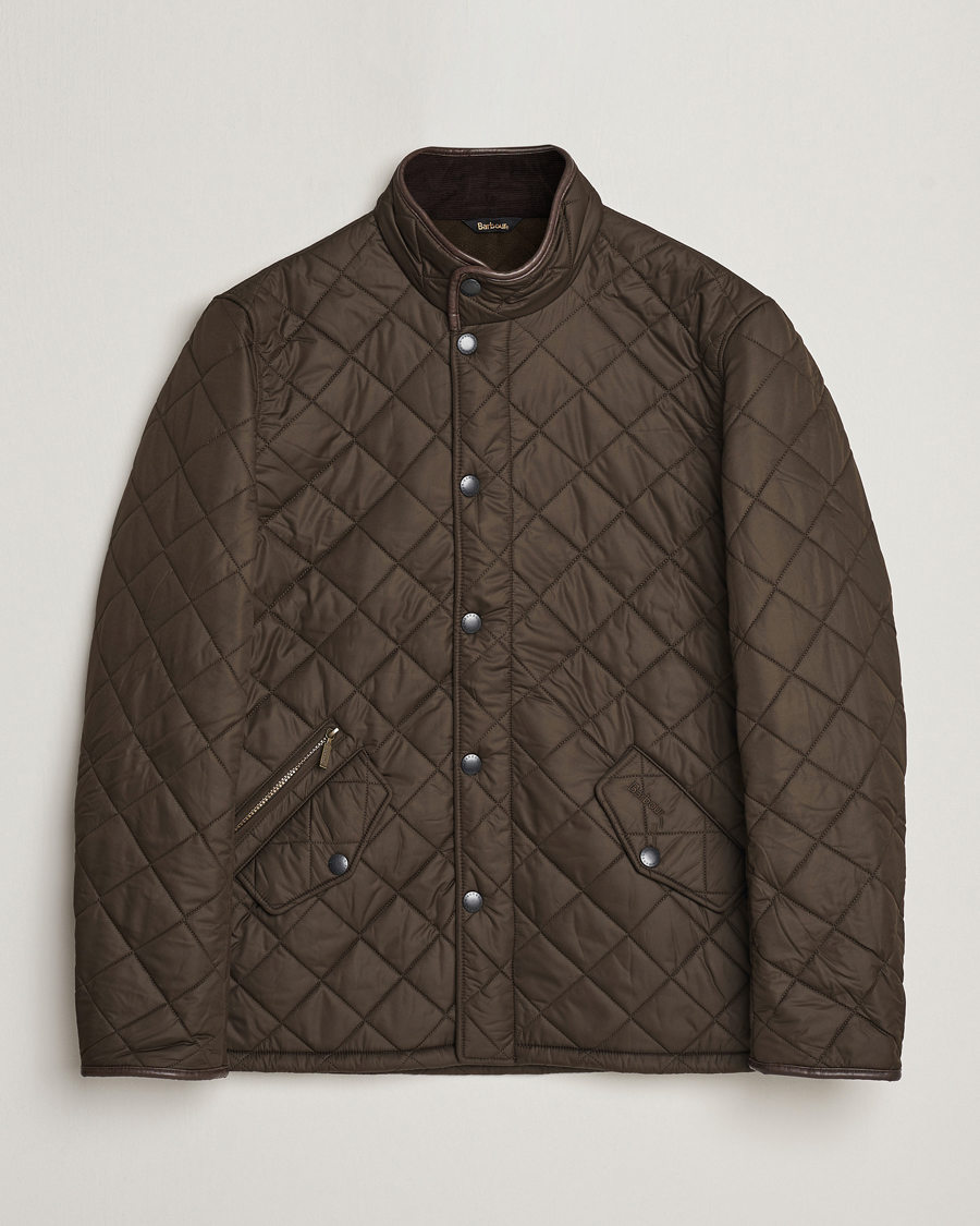 Herre |  | Barbour Lifestyle | Powell Quilted Jacket Olive