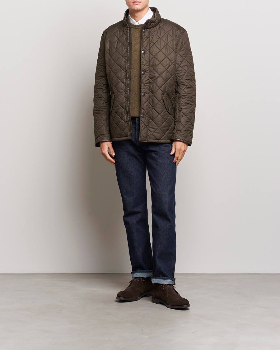 Herre | Jakker | Barbour Lifestyle | Powell Quilted Jacket Olive