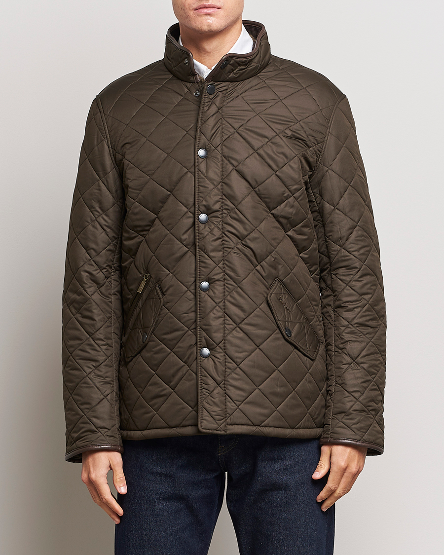Herre |  | Barbour Lifestyle | Powell Quilted Jacket Olive