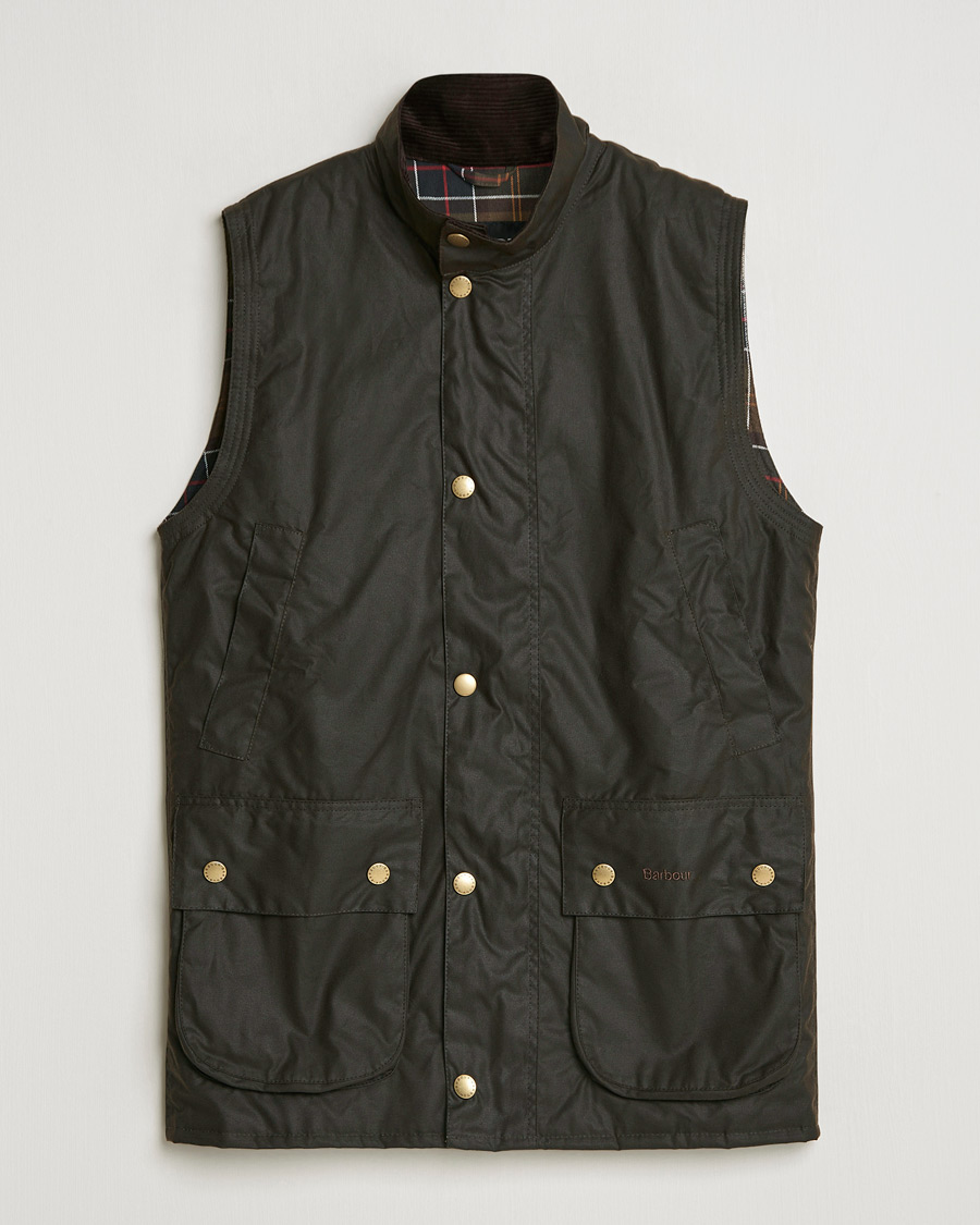 Herre | Jakker | Barbour Lifestyle | Westmorlan Wax Gilet Olive