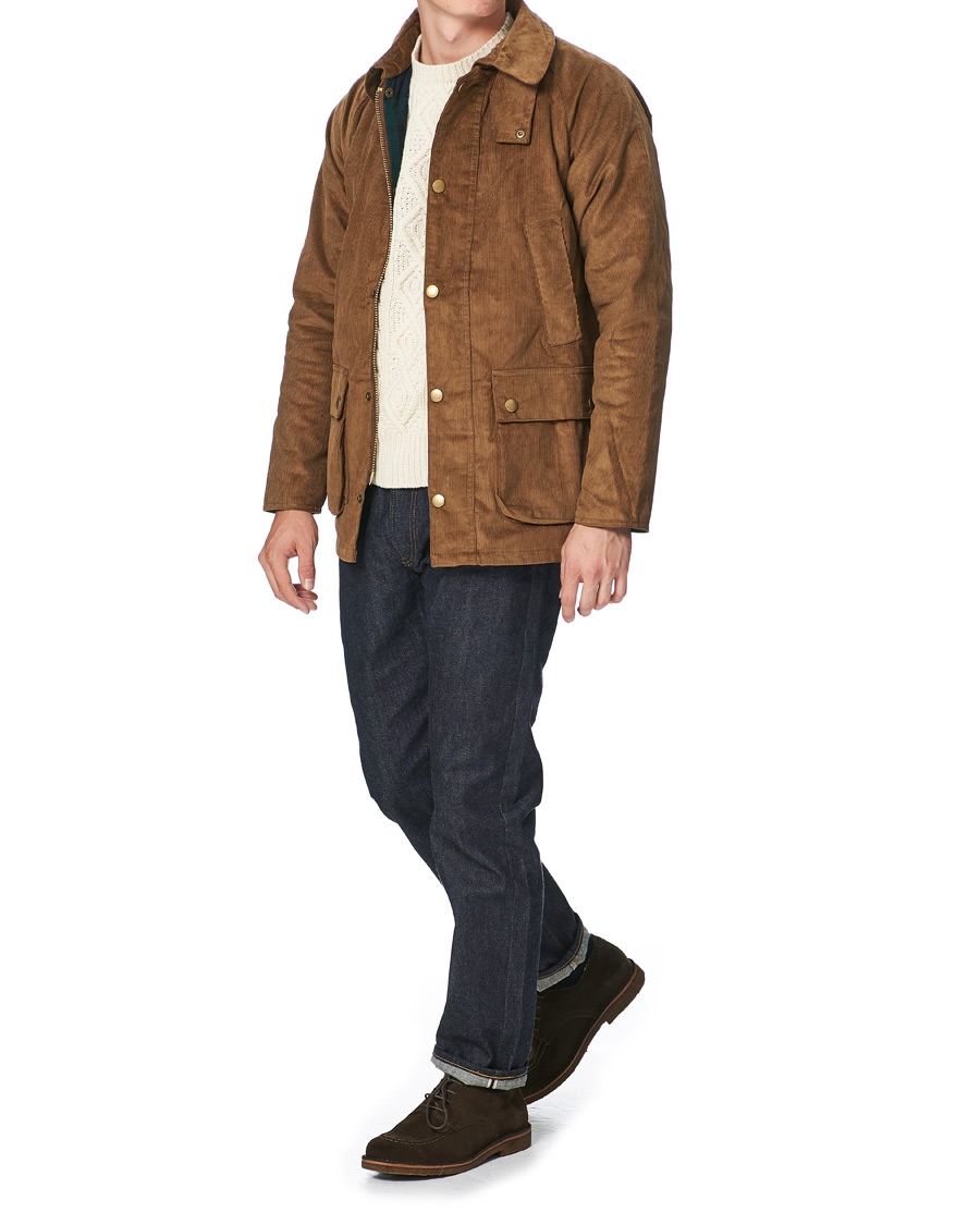 Herre | Jakker | Barbour White Label | Bedale Slim Corduroy Jacket Beige