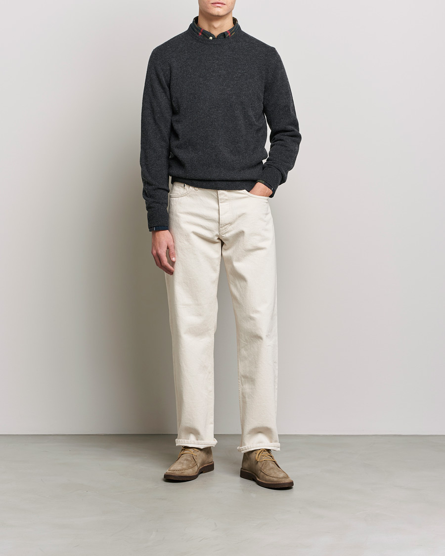 Herre | Gensere | Barbour Lifestyle | Patch Crew Charcoal