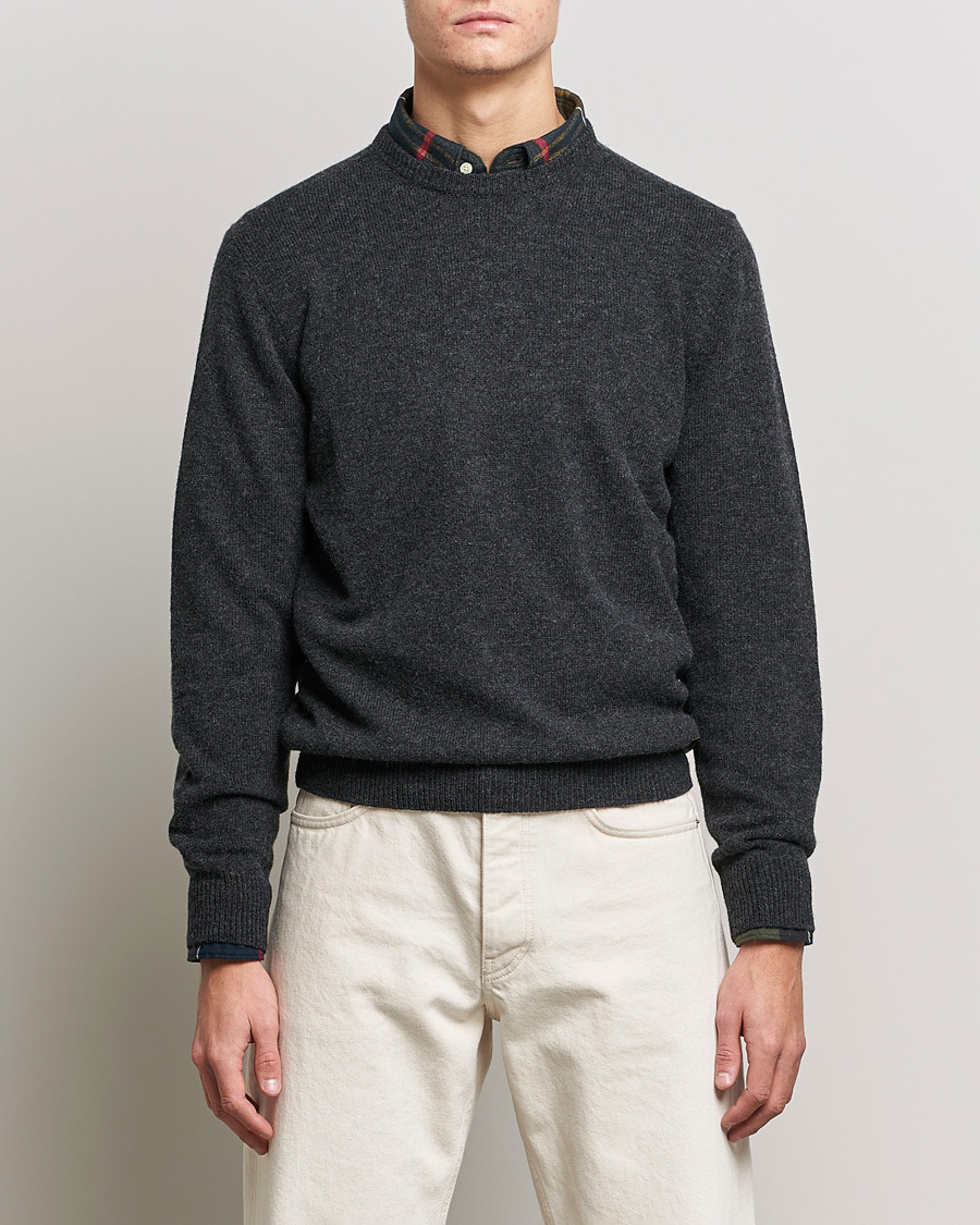 Herre | | Barbour Lifestyle | Patch Crew Charcoal