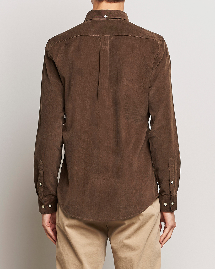 Herre | Skjorter | Barbour Lifestyle | Ramsey Corduroy Shirt Brown