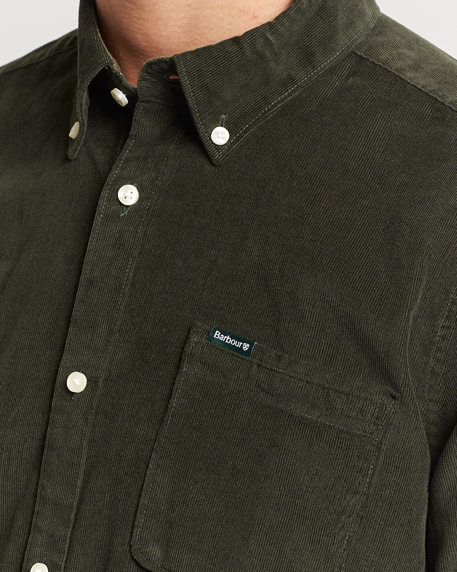 Herre | Skjorter | Barbour Lifestyle | Ramsey Corduroy Shirt Forest