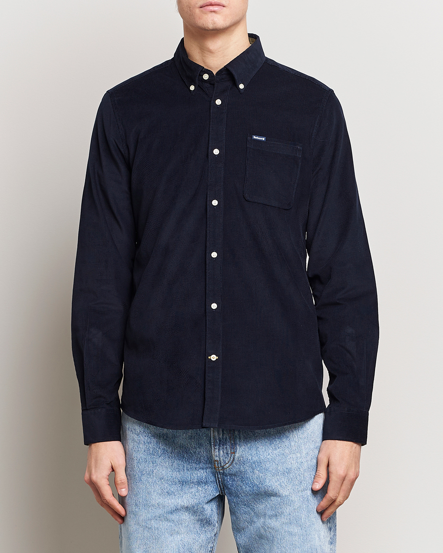 Herre | Barbour Lifestyle | Barbour Lifestyle | Ramsey Corduroy Shirt Navy