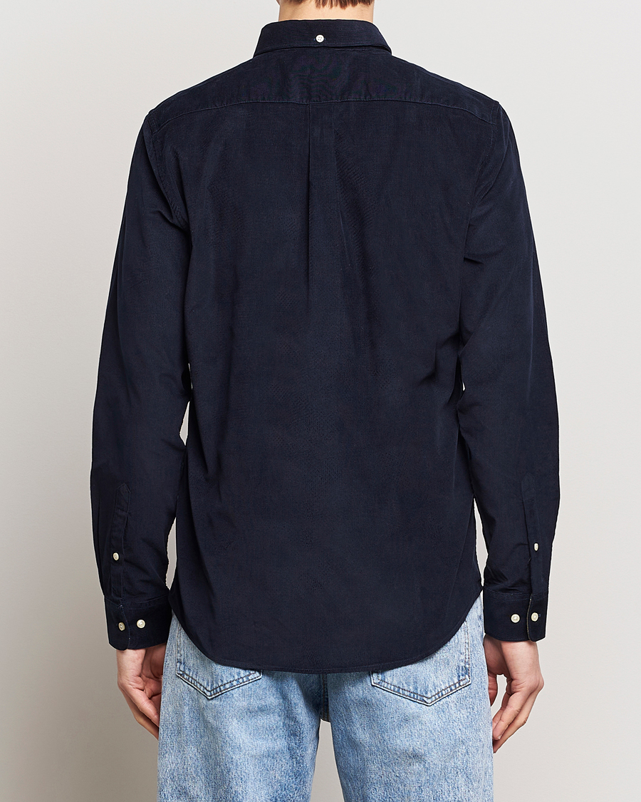 Herre | Skjorter | Barbour Lifestyle | Ramsey Corduroy Shirt Navy