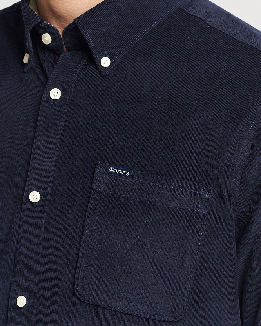 Herre | Skjorter | Barbour Lifestyle | Ramsey Corduroy Shirt Navy