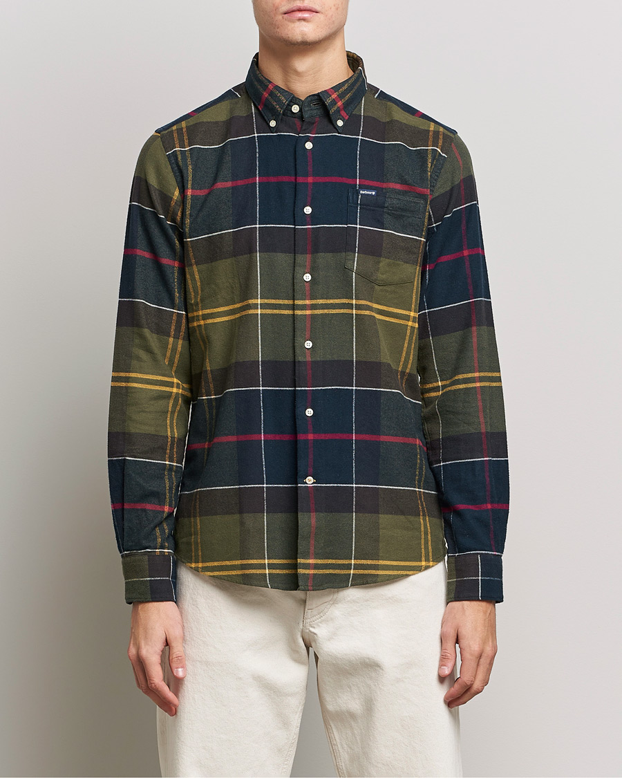 Herre | Skjorter | Barbour Lifestyle | Ederton Flannel Check Shirt Classic Tartan