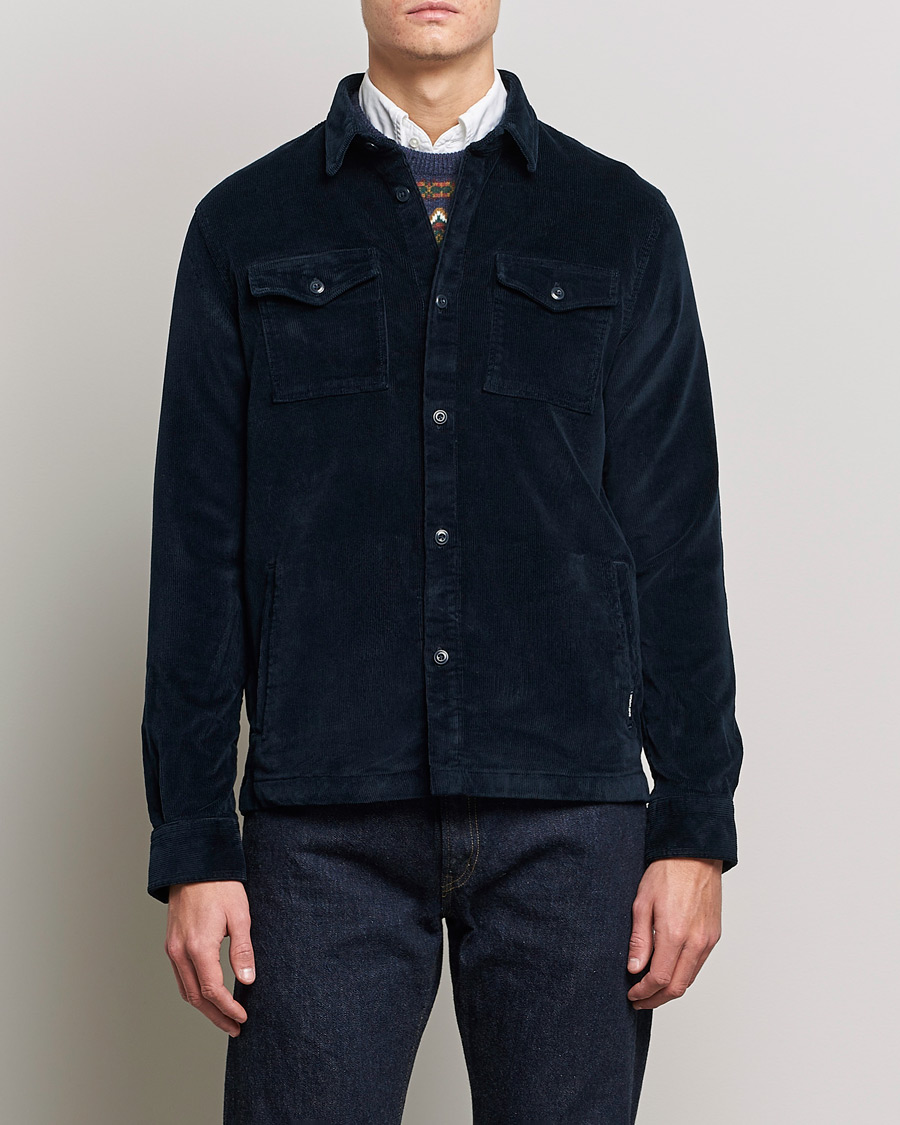 Herre | Overshirts | Barbour Lifestyle | Corduroy Overshirt Navy