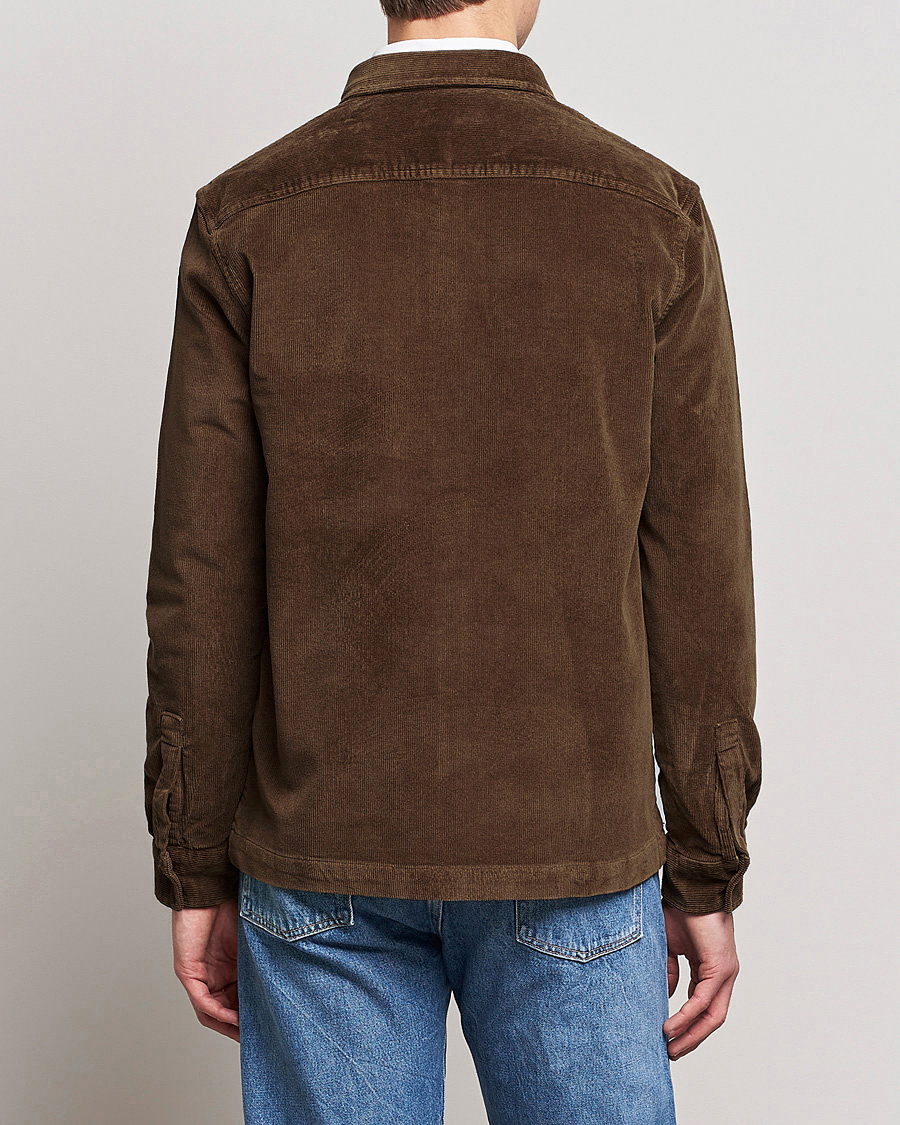 Herre | Skjorter | Barbour Lifestyle | Corduroy Overshirt French Sandstone