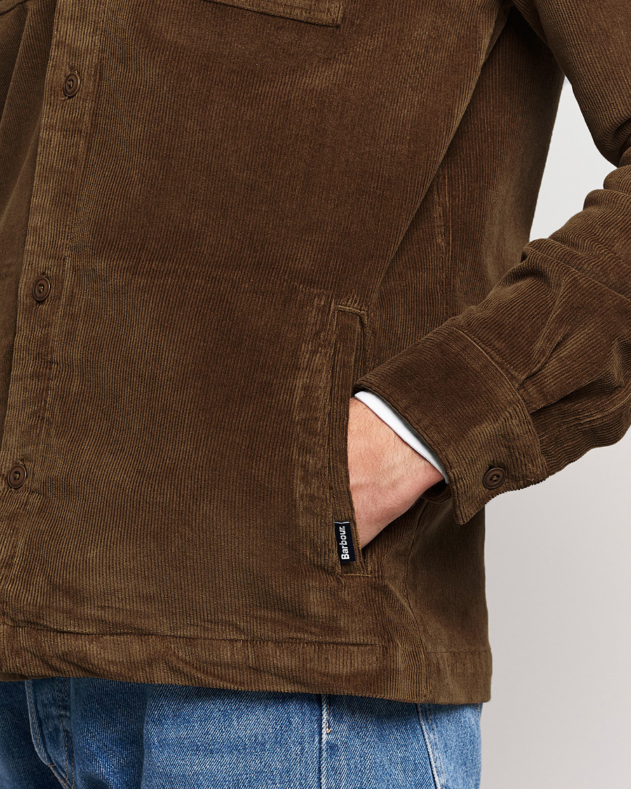 Herre | Skjorter | Barbour Lifestyle | Corduroy Overshirt French Sandstone