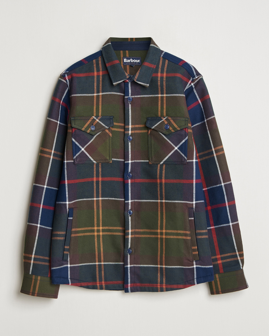 Herre | Skjorter | Barbour Lifestyle | Cannish Checked Cotton Overshirt Classic Tartan