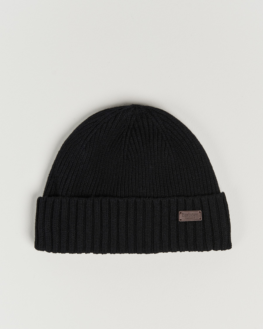 Herre | Barbour Lifestyle Carlton Wool Beanie Black | Barbour Lifestyle | Carlton Wool Beanie Black