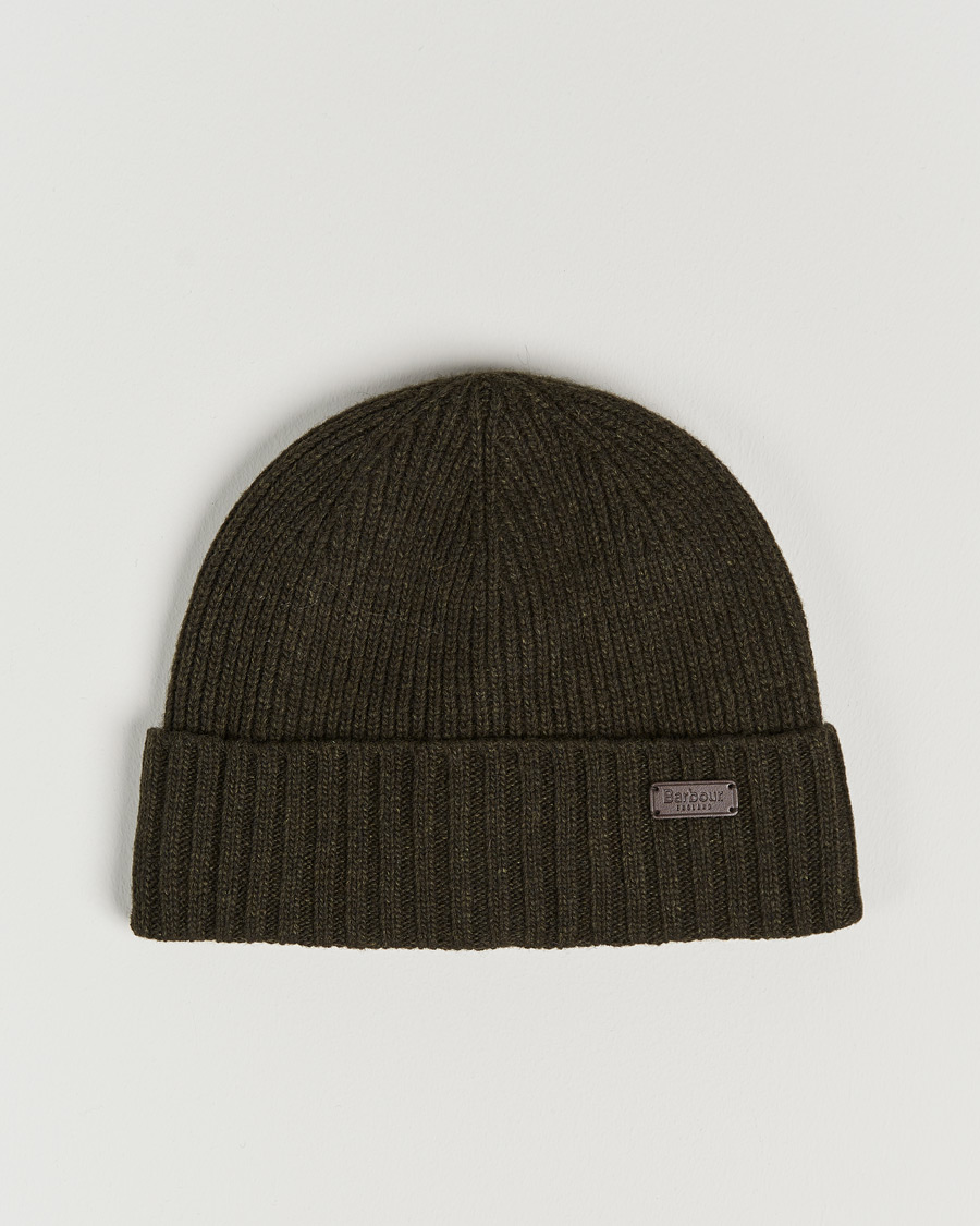 Herre | Barbour Lifestyle Carlton Wool Beanie Dark Green | Barbour Lifestyle | Carlton Wool Beanie Dark Green