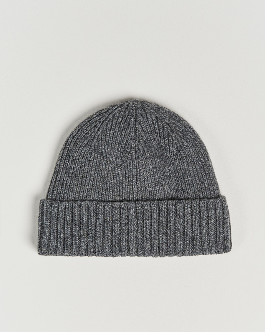 Herre |  | Barbour Lifestyle | Carlton Wool Beanie Mid Grey Marl