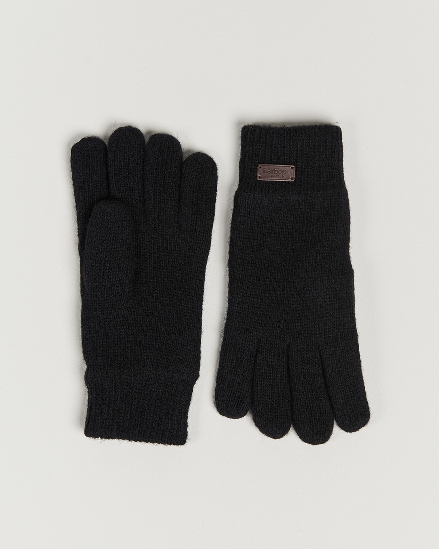 Herre |  | Barbour Lifestyle | Carlton Wool Gloves Black