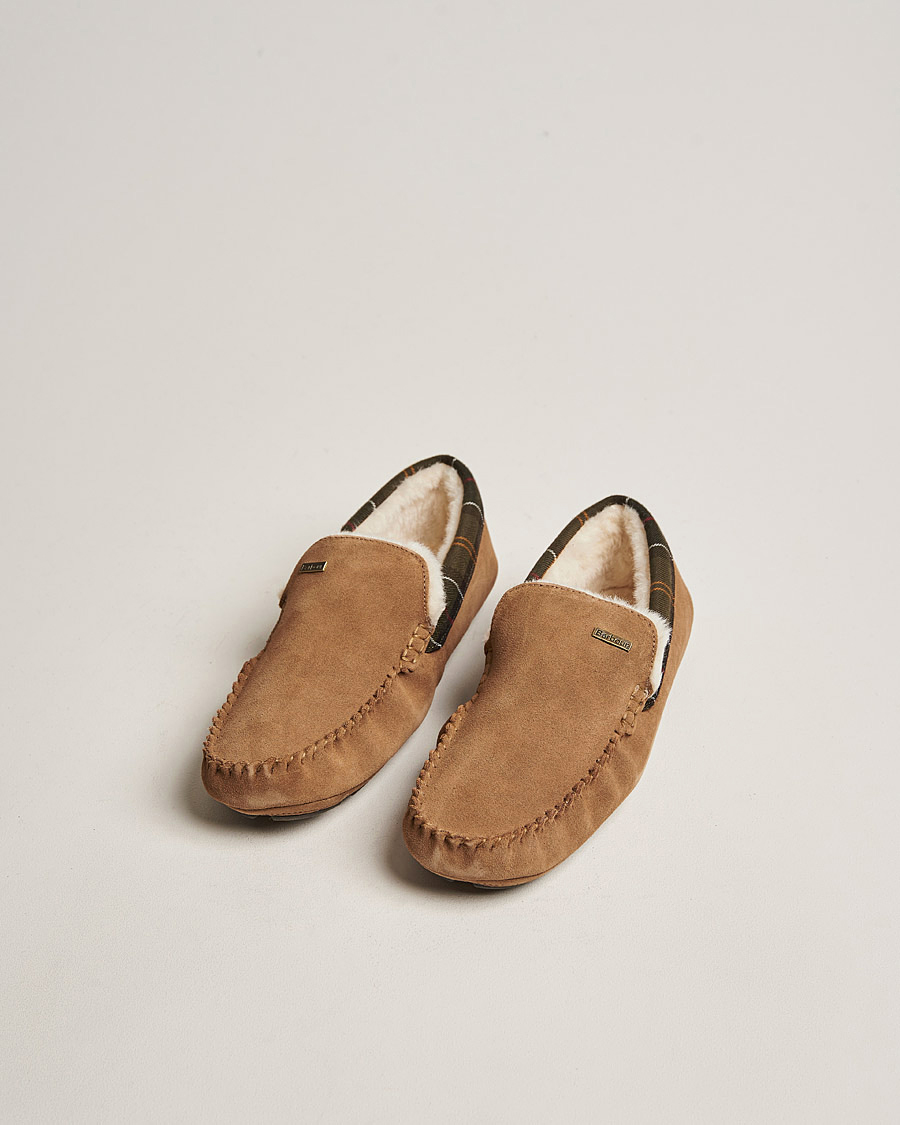 Herre | Barbour | Barbour Lifestyle | Barbour International Monty Indoor Car Shoe Camel Suede