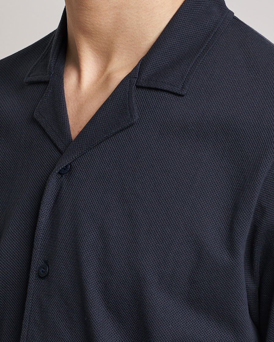 Herre | Skjorter | Sunspel | Riviera Resort Shirt Navy